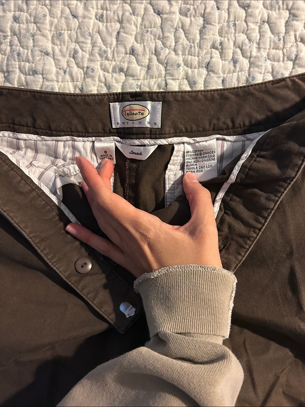 Talbots Brown Capris - Picture 3 of 3